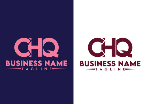 Letter CHQ logo design vector template, CHQ logo