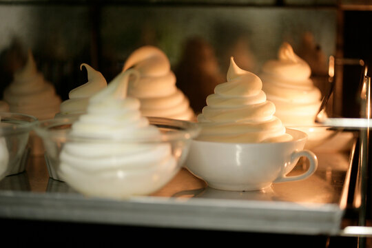 A luxurious dessert at a cafe in Paris, France