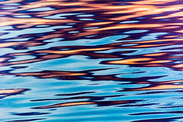 reflection in water ripples
