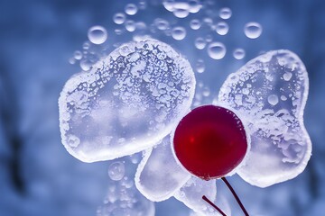 Chill Out with Cherries in Ice: A Refreshing Summer Treat