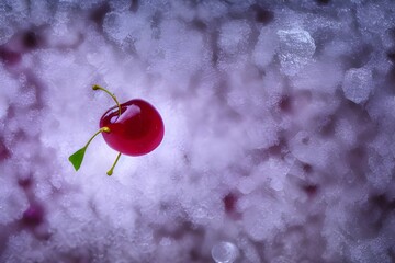 Chill Out with Cherries in Ice: A Refreshing Summer Treat