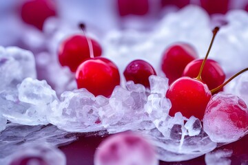 Chill Out with Cherries in Ice: A Refreshing Summer Treat