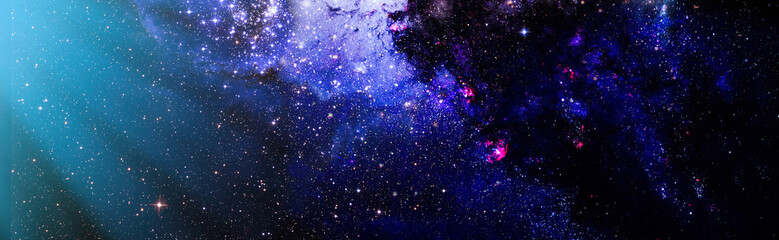 Galaxy somewhere in outer space. Cosmic wallpaper. Elements of this image furnished by NASA