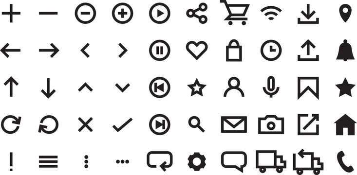 Web icons set
