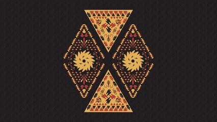 Ornamental Geometrical pattern - decorative illustrations, Vintage, antique, ancient, old, traditional, culture, wallpaper, desktop, cover, background, textile, fabric, damask, batik, tapestry, rug