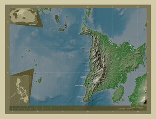 Antique, Philippines. Wiki. Labelled points of cities