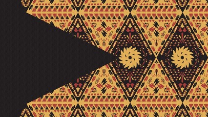 Ornamental Geometrical pattern - decorative illustrations, Vintage, antique, ancient, old, traditional, culture, wallpaper, desktop, cover, background, textile, fabric, damask, batik, tapestry, rug