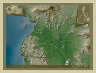 Maguindanao, Philippines. Wiki. Labelled points of cities
