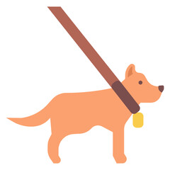 guide dog assistant illustration