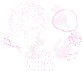 Rose gold glitter abstract Watercolor Illustration