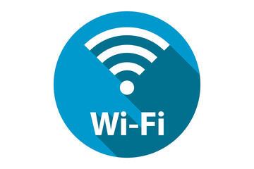 Wi Fi symbol signal connection. Vector wireless internet technology sign. Wifi network communication icon.