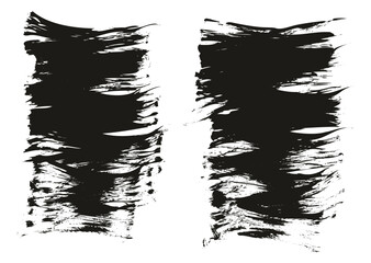 Flat Fan Brush Thin Short Background High Detail Abstract Vector Background Set 