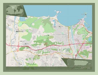 Toa Baja, Puerto Rico. OSM. Labelled points of cities