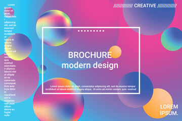Obraz premium Abstract geometric texture. 3d ball shape gradients for decoration design.
