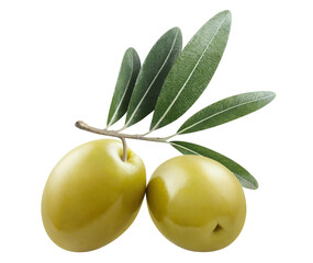 Delicious olives cut out