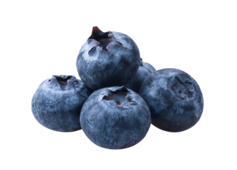 Blueberry isolated on transparent png