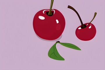 Chill Out with the Coolest Cherry in Ice Vector Art