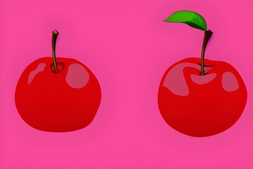 Chill Out with the Coolest Cherry in Ice Vector Art