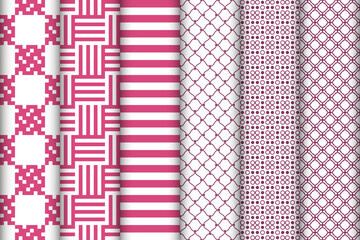 Elegant set of pattern. Simple texture, design for decoration, fabric, linens, textile, clothing.