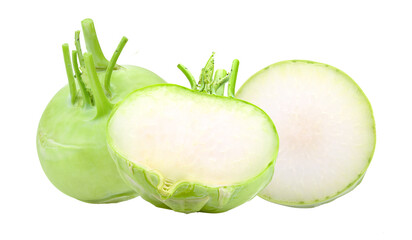 Kohlrabi  isolated on transparent png