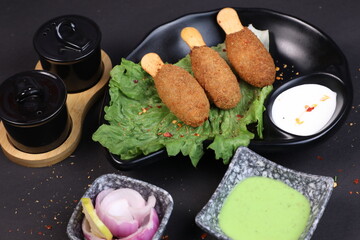 Yummy Soya chap with chutney