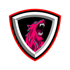 Wolf Esport Mascot Logo Design
