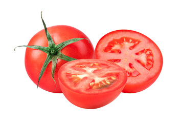 Tomato isolated on  transparent png