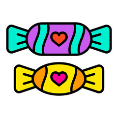 Candy Filled Line Icon