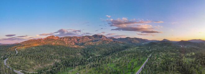 South Dakota Black Hills Nation Forest Aerial Drone Photos