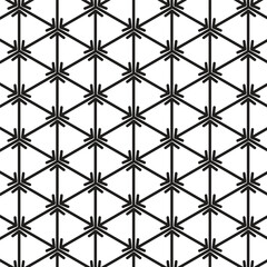 Pattern Design. seamless pattern. Vector seamless pattern. Modern stylish texture with monochrome trellis.Geometric Pattern Design