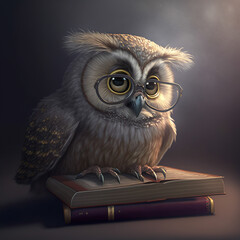 Eagle-Owl bird wise knowledge teacher professor doctor