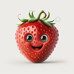 Cute Strawberry Character