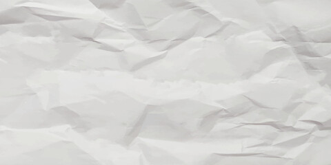 Crumpled white creased paper sheet texture can be use as background. Ragged White Paper, white waxed packing paper texture.	