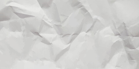 Crumpled white creased paper sheet texture can be use as background. Ragged White Paper, white waxed packing paper texture.	