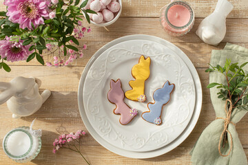 Easter table setting