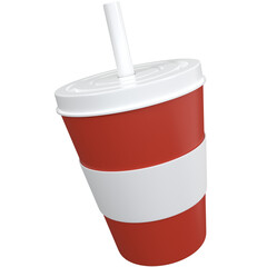 3d Coke icon, for UI, poster, banner, social media post. 3D rendering