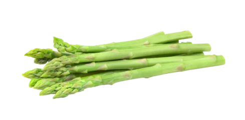 Poster Asparagus isolated on transparent png © Siravich