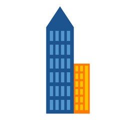 Obraz premium skyscraper city building