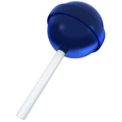 Lollipop 3d icon, for UI, poster, banner, social media post. 3D rendering