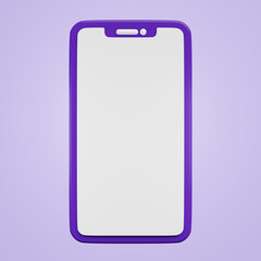 3D Mobile Phone Screen Technology Design Device Communication Notification Promotion Advertisement