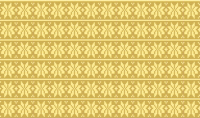 beautiful yellow seamless knitted pattern