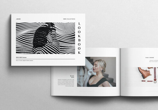 Lookbook Brochure Template Landscape