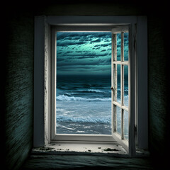 window in the sea, ai