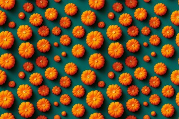 pumpkin seamless pattern texture
