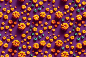 pumpkin seamless pattern texture
