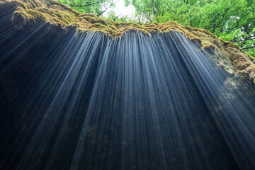 Veil Falls The Schleierfaelle are a waterfall in the Ammerschlucht in Bavaria. They are designated...