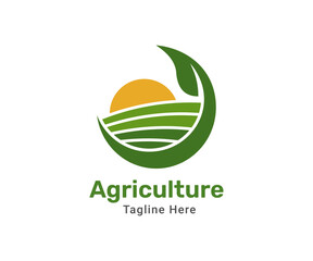 Agriculture logo design company. Modern logo for company