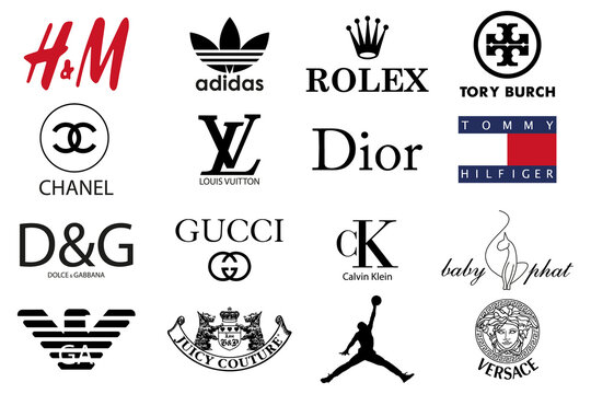 Gucci. Top most popular clothing brands: gucci, chanel, louis vuitton,  prada, armani. Editorial vector illustration. Vinnitsa, Ukraine - October  19, 2020 Stock Vector