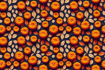 pumpkin seamless pattern texture
