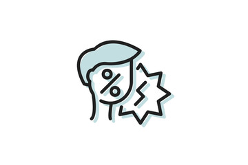 Promotion Manager Icon symbol sign from modern promotion collection for mobile concept and web apps design. Business, shopping and commerce related vector line icons. can be used for various purposes 